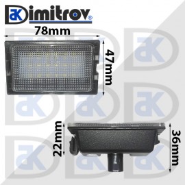 LED плафони осветление заден номер Land Rover Discovery Freelander Range Rover Sport